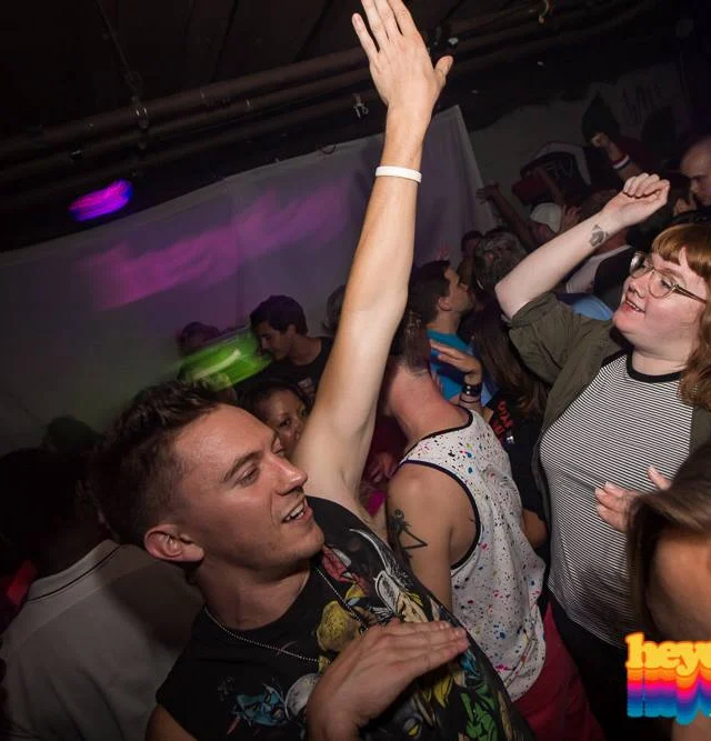 Heyday 80s Dance Party! At the The Basement - EAV! Kimber is the DJ. 1st Saturday of Every Month! Tag your friends! Photo by Oh Snap Kid.