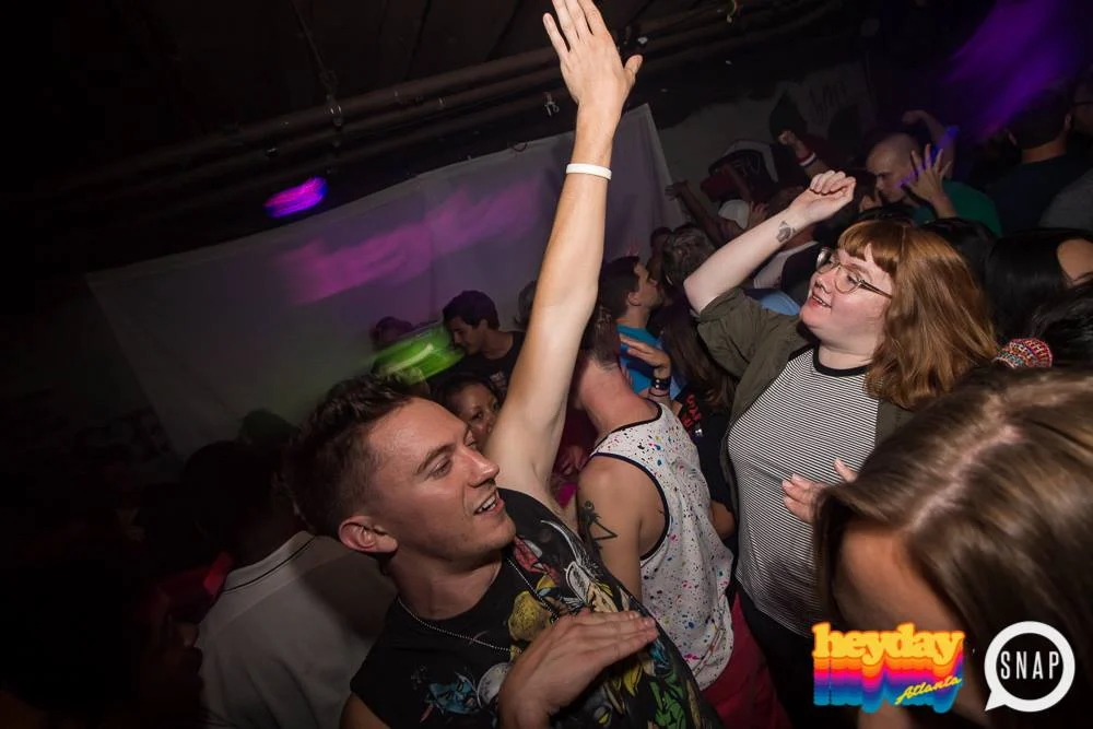 Heyday 80s Dance Party! At the The Basement - EAV! Kimber is the DJ. 1st Saturday of Every Month! Tag your friends! Photo by Oh Snap Kid.