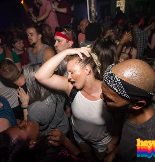 Heyday 80s Dance Party! At the The Basement - EAV! Kimber is the DJ. 1st Saturday of Every Month! Tag your friends! Photo by Oh Snap Kid.