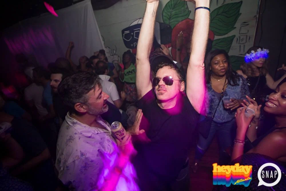 Heyday 80s Dance Party! At the The Basement - EAV! Kimber is the DJ. 1st Saturday of Every Month! Tag your friends! Photo by Oh Snap Kid.