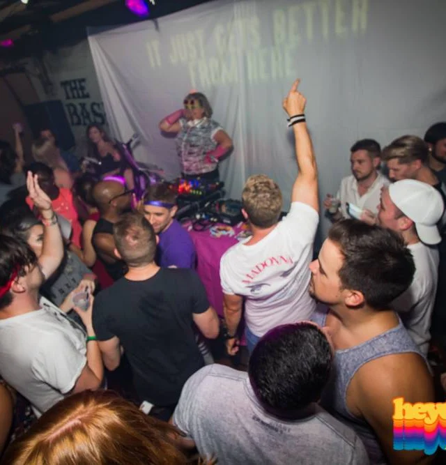 Heyday 80s Dance Party! At the The Basement - EAV! Kimber is the DJ. 1st Saturday of Every Month! Tag your friends! Photo by Oh Snap Kid.