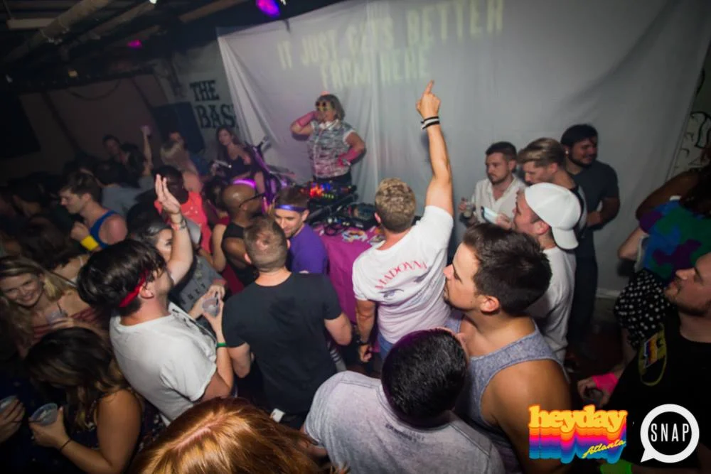 Heyday 80s Dance Party! At the The Basement - EAV! Kimber is the DJ. 1st Saturday of Every Month! Tag your friends! Photo by Oh Snap Kid.