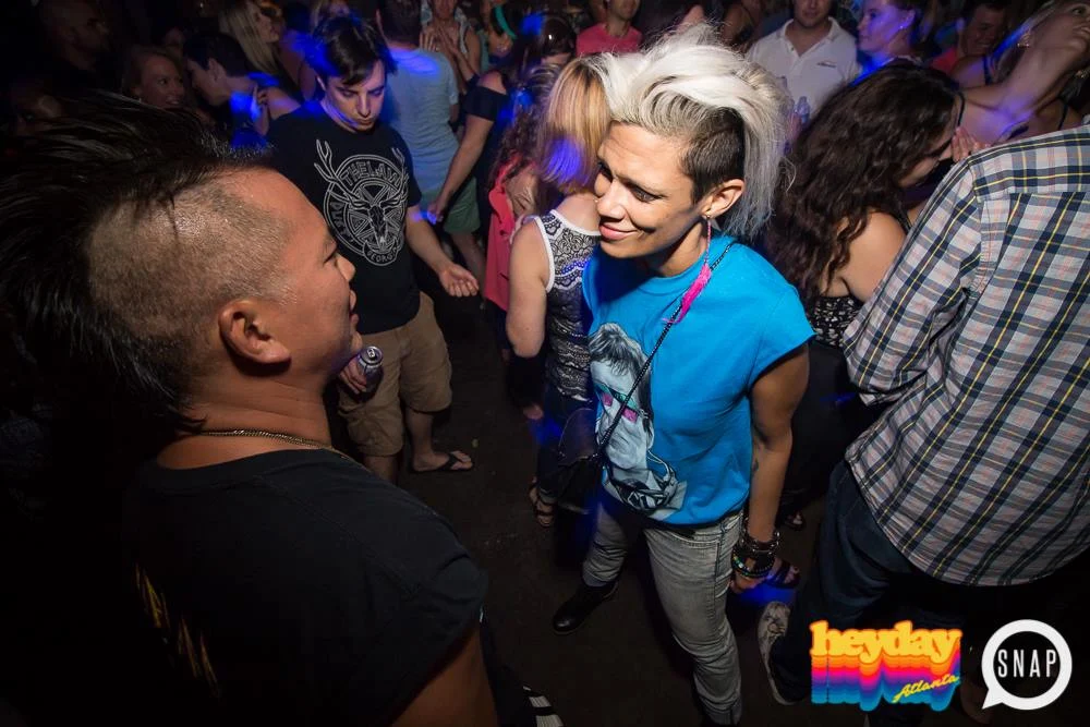Heyday 80s Dance Party! At the The Basement - EAV! Kimber is the DJ. 1st Saturday of Every Month! Tag your friends! Photo by Oh Snap Kid.