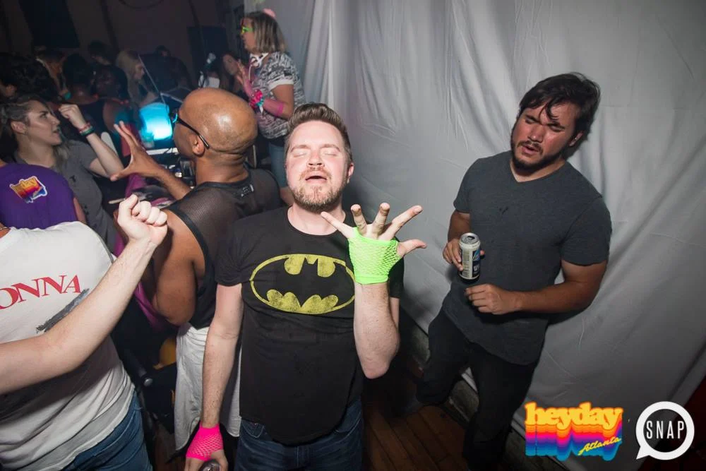 Heyday 80s Dance Party! At the The Basement - EAV! Kimber is the DJ. 1st Saturday of Every Month! Tag your friends! Photo by Oh Snap Kid.