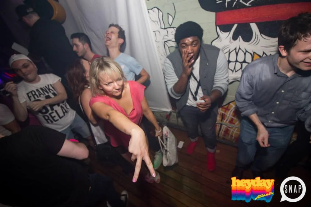 Heyday 80s Dance Party! At the The Basement - EAV! Kimber is the DJ. 1st Saturday of Every Month! Tag your friends! Photo by Oh Snap Kid.