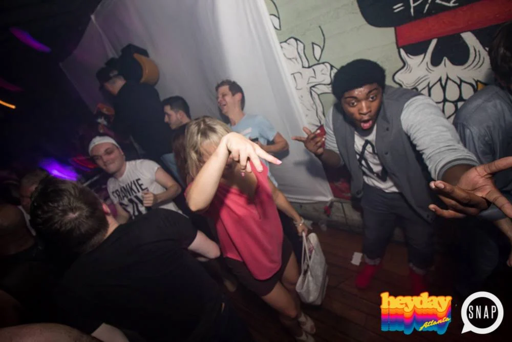 Heyday 80s Dance Party! At the The Basement - EAV! Kimber is the DJ. 1st Saturday of Every Month! Tag your friends! Photo by Oh Snap Kid.