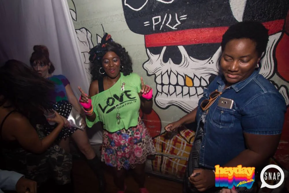 Heyday 80s Dance Party! At the The Basement - EAV! Kimber is the DJ. 1st Saturday of Every Month! Tag your friends! Photo by Oh Snap Kid.