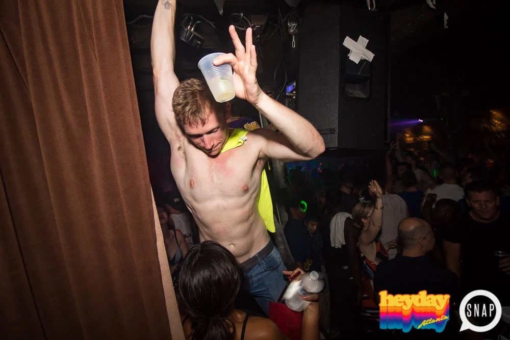 Heyday 80s Dance Party! At the The Basement - EAV! Kimber is the DJ. 1st Saturday of Every Month! Tag your friends! Photo by Oh Snap Kid.