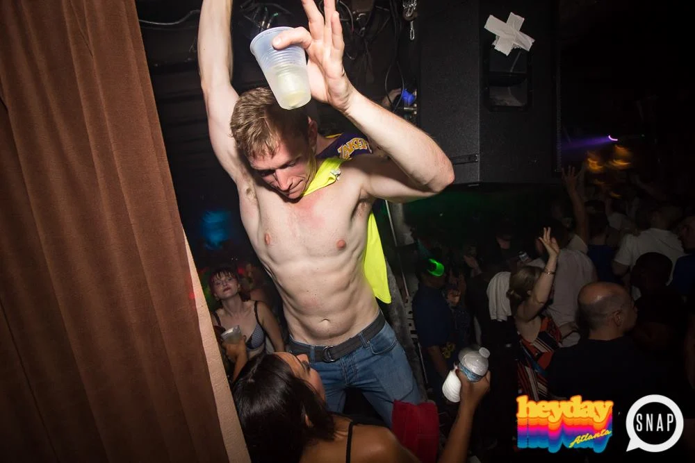 Heyday 80s Dance Party! At the The Basement - EAV! Kimber is the DJ. 1st Saturday of Every Month! Tag your friends! Photo by Oh Snap Kid.