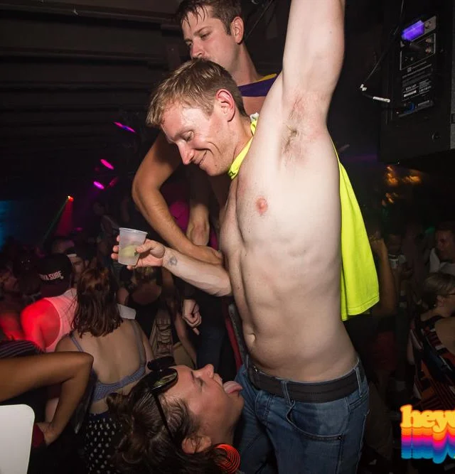 Heyday 80s Dance Party! At the The Basement - EAV! Kimber is the DJ. 1st Saturday of Every Month! Tag your friends! Photo by Oh Snap Kid.