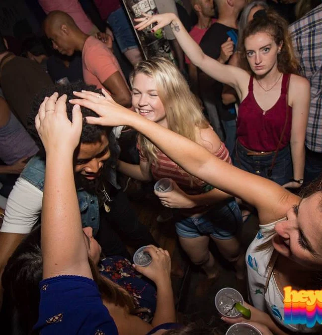 Heyday 80s Dance Party! At the The Basement - EAV! Kimber is the DJ. 1st Saturday of Every Month! Tag your friends! Photo by Oh Snap Kid.