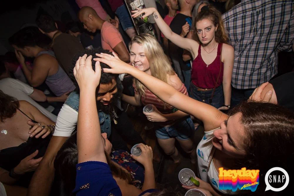Heyday 80s Dance Party! At the The Basement - EAV! Kimber is the DJ. 1st Saturday of Every Month! Tag your friends! Photo by Oh Snap Kid.