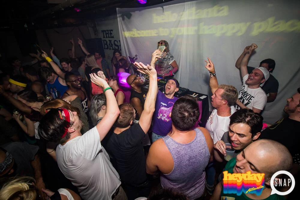 Heyday 80s Dance Party! At the The Basement - EAV! Kimber is the DJ. 1st Saturday of Every Month! Tag your friends! Photo by Oh Snap Kid.