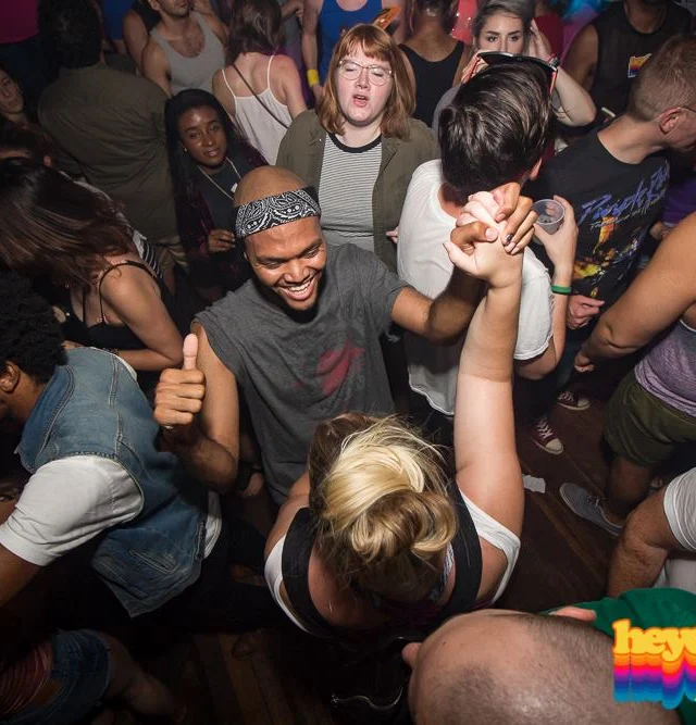 Heyday 80s Dance Party! At the The Basement - EAV! Kimber is the DJ. 1st Saturday of Every Month! Tag your friends! Photo by Oh Snap Kid.