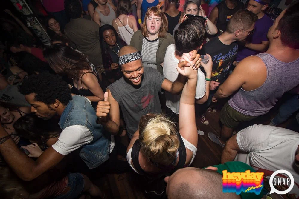 Heyday 80s Dance Party! At the The Basement - EAV! Kimber is the DJ. 1st Saturday of Every Month! Tag your friends! Photo by Oh Snap Kid.