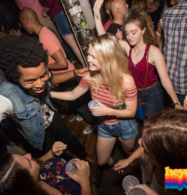 Heyday 80s Dance Party! At the The Basement - EAV! Kimber is the DJ. 1st Saturday of Every Month! Tag your friends! Photo by Oh Snap Kid.