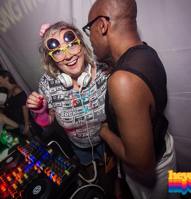 Heyday 80s Dance Party! At the The Basement - EAV! Kimber is the DJ. 1st Saturday of Every Month! Tag your friends! Photo by Oh Snap Kid.
