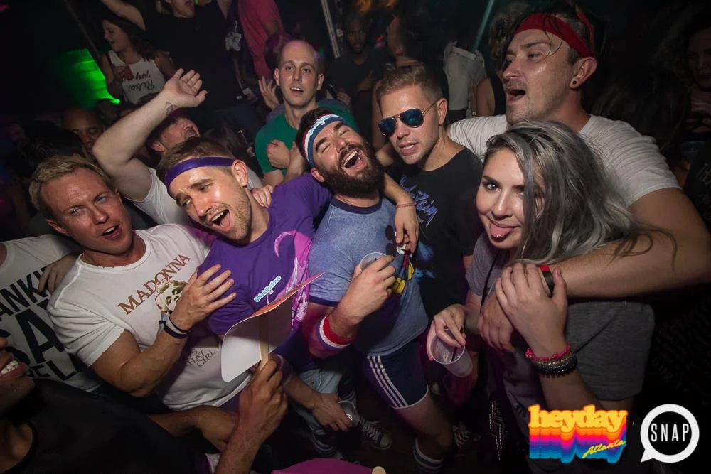 Heyday 80s Dance Party! At the The Basement - EAV! Kimber is the DJ. 1st Saturday of Every Month! Tag your friends! Photo by Oh Snap Kid.