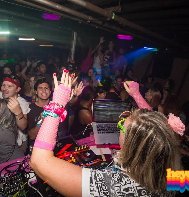 Heyday 80s Dance Party! At the The Basement - EAV! Kimber is the DJ. 1st Saturday of Every Month! Tag your friends! Photo by Oh Snap Kid.