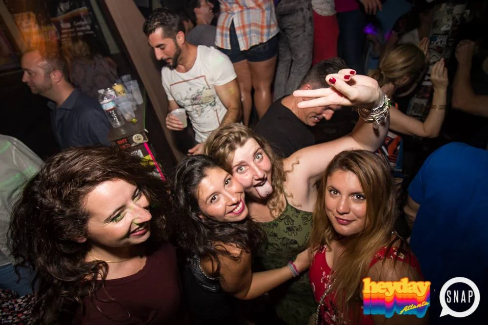 Heyday 80s Dance Party! At the The Basement - EAV! Kimber is the DJ. 1st Saturday of Every Month! Tag your friends! Photo by Oh Snap Kid.