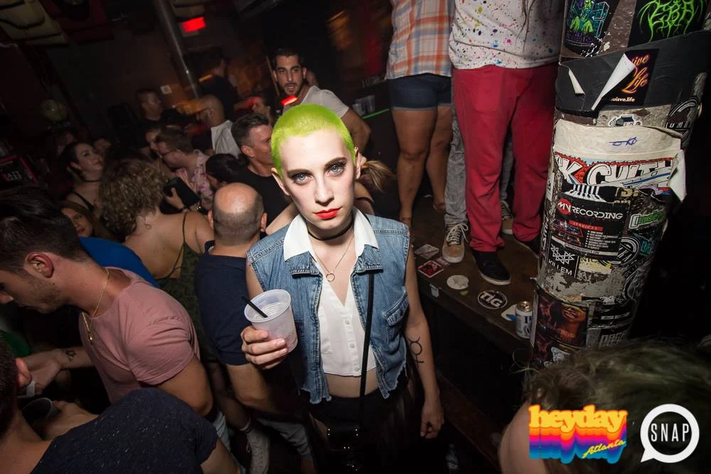 Heyday 80s Dance Party! At the The Basement - EAV! Kimber is the DJ. 1st Saturday of Every Month! Tag your friends! Photo by Oh Snap Kid.