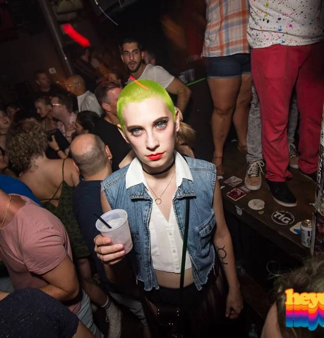 Heyday 80s Dance Party! At the The Basement - EAV! Kimber is the DJ. 1st Saturday of Every Month! Tag your friends! Photo by Oh Snap Kid.