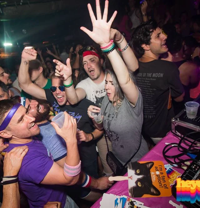 Heyday 80s Dance Party! At the The Basement - EAV! Kimber is the DJ. 1st Saturday of Every Month! Tag your friends! Photo by Oh Snap Kid.