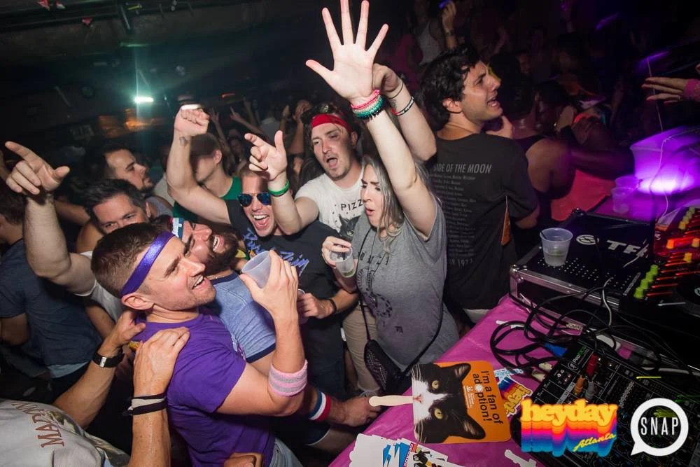 Heyday 80s Dance Party! At the The Basement - EAV! Kimber is the DJ. 1st Saturday of Every Month! Tag your friends! Photo by Oh Snap Kid.