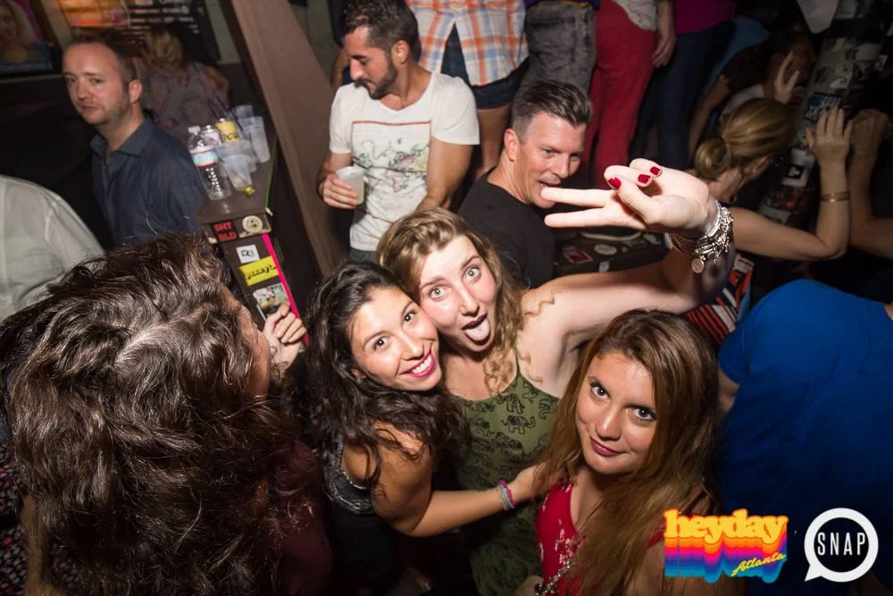 Heyday 80s Dance Party! At the The Basement - EAV! Kimber is the DJ. 1st Saturday of Every Month! Tag your friends! Photo by Oh Snap Kid.