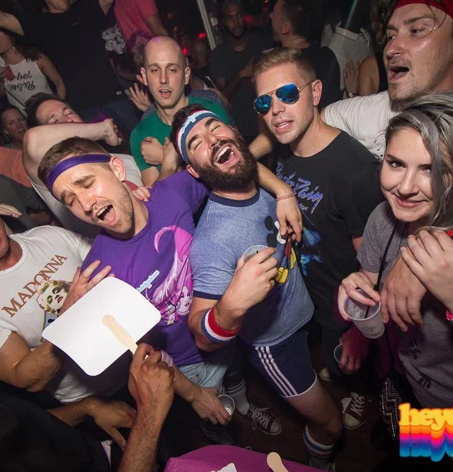 Heyday 80s Dance Party! At the The Basement - EAV! Kimber is the DJ. 1st Saturday of Every Month! Tag your friends! Photo by Oh Snap Kid.