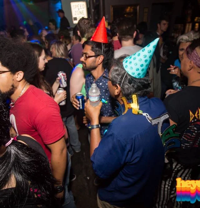 Heyday 80s Dance Party! At the The Basement - EAV! Kimber is the DJ. 1st Saturday of Every Month! Tag your friends! Photo by Oh Snap Kid.