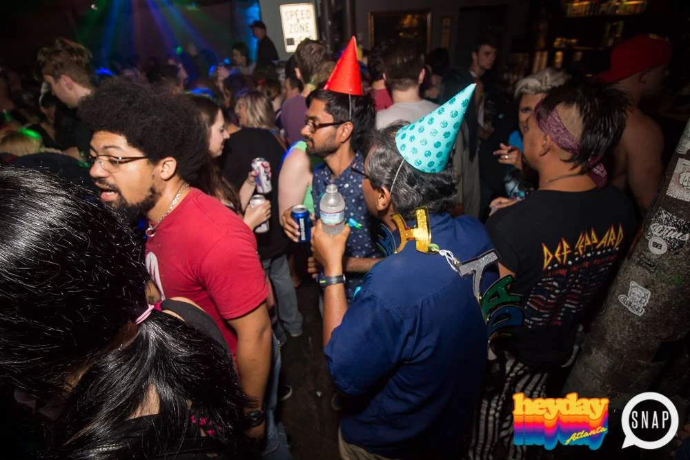 Heyday 80s Dance Party! At the The Basement - EAV! Kimber is the DJ. 1st Saturday of Every Month! Tag your friends! Photo by Oh Snap Kid.