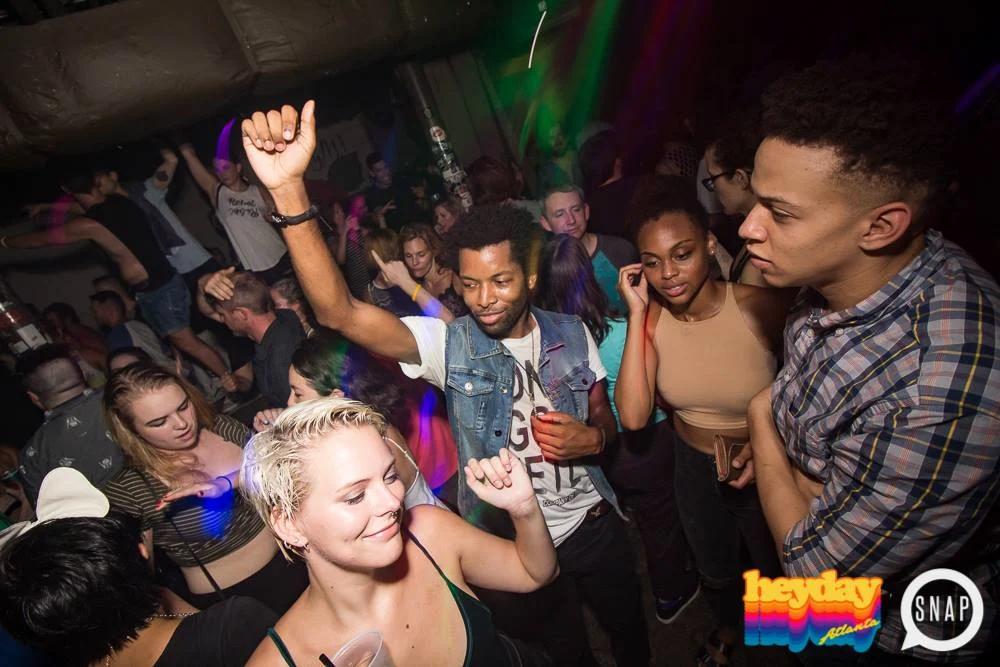 Heyday 80s Dance Party! At the The Basement - EAV! Kimber is the DJ. 1st Saturday of Every Month! Tag your friends! Photo by Oh Snap Kid.