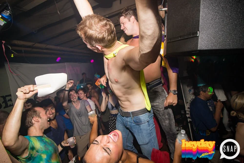 Heyday 80s Dance Party! At the The Basement - EAV! Kimber is the DJ. 1st Saturday of Every Month! Tag your friends! Photo by Oh Snap Kid.