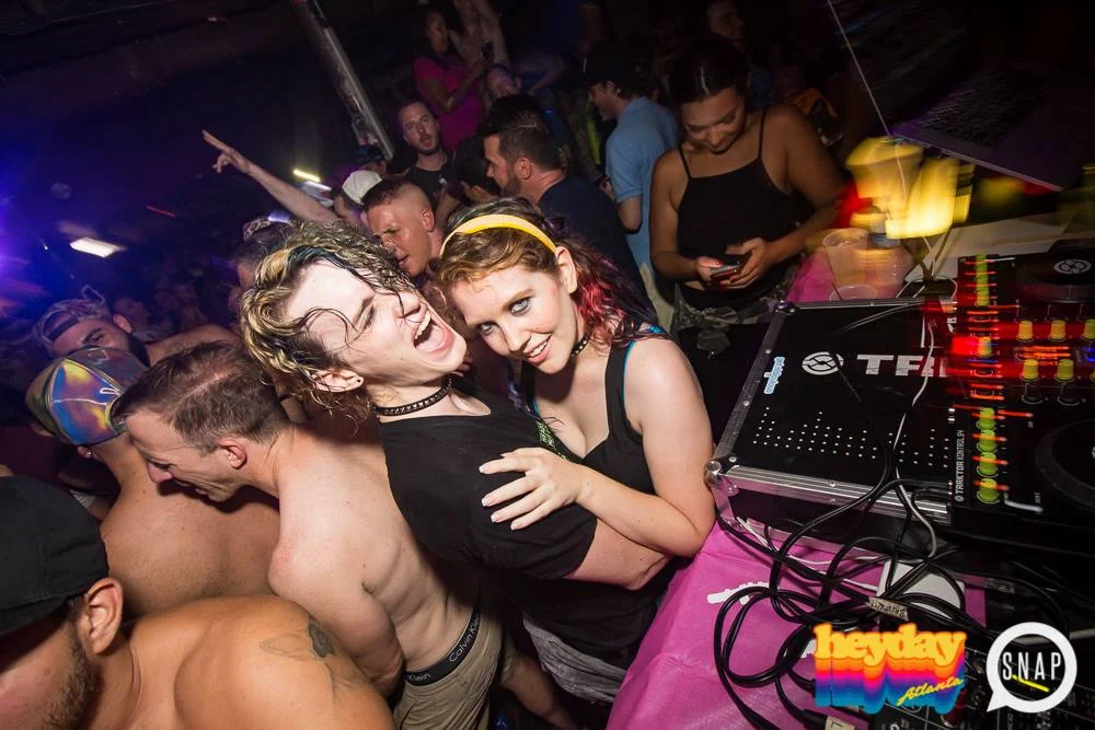 Heyday 80s Dance Party! At the The Basement - EAV! Kimber is the DJ. 1st Saturday of Every Month! Tag your friends! Photo by Oh Snap Kid.