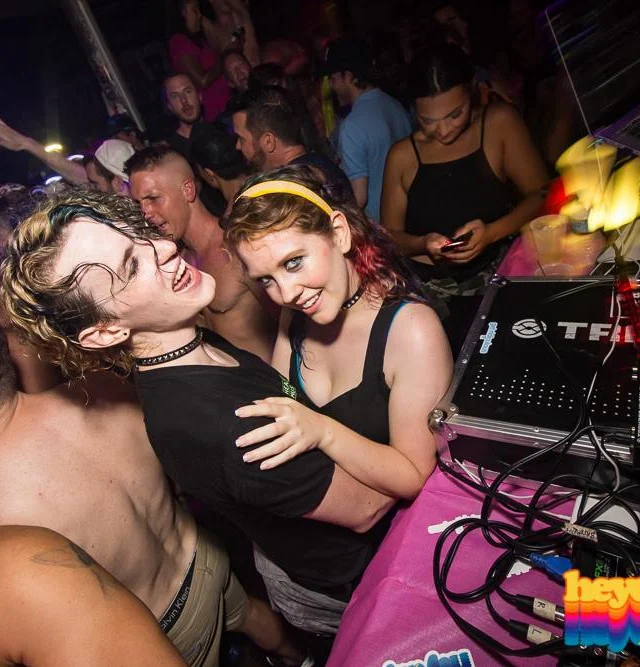 Heyday 80s Dance Party! At the The Basement - EAV! Kimber is the DJ. 1st Saturday of Every Month! Tag your friends! Photo by Oh Snap Kid.