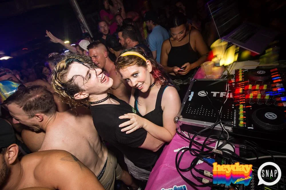 Heyday 80s Dance Party! At the The Basement - EAV! Kimber is the DJ. 1st Saturday of Every Month! Tag your friends! Photo by Oh Snap Kid.