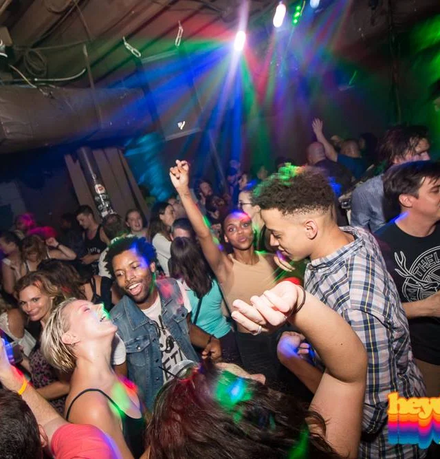 Heyday 80s Dance Party! At the The Basement - EAV! Kimber is the DJ. 1st Saturday of Every Month! Tag your friends! Photo by Oh Snap Kid.