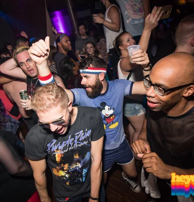 Heyday 80s Dance Party! At the The Basement - EAV! Kimber is the DJ. 1st Saturday of Every Month! Tag your friends! Photo by Oh Snap Kid.