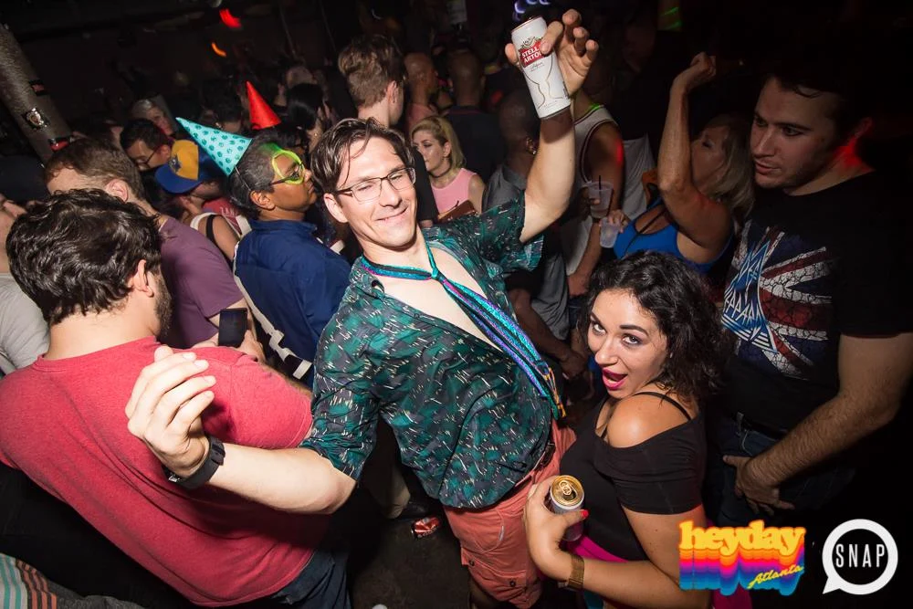 Heyday 80s Dance Party! At the The Basement - EAV! Kimber is the DJ. 1st Saturday of Every Month! Tag your friends! Photo by Oh Snap Kid.