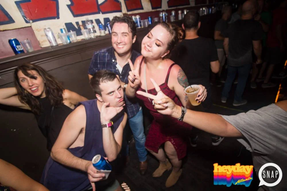 Heyday 80s Dance Party! At the The Basement - EAV! Kimber is the DJ. 1st Saturday of Every Month! Tag your friends! Photo by Oh Snap Kid.