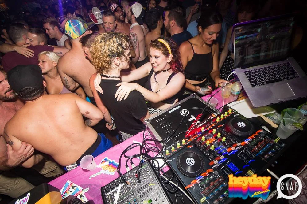 Heyday 80s Dance Party! At the The Basement - EAV! Kimber is the DJ. 1st Saturday of Every Month! Tag your friends! Photo by Oh Snap Kid.