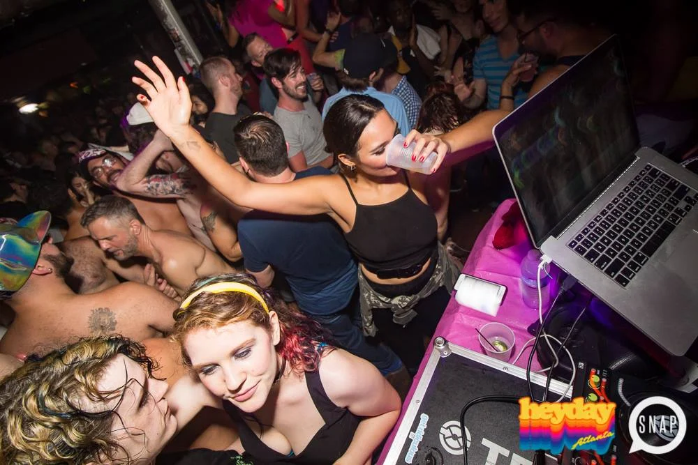 Heyday 80s Dance Party! At the The Basement - EAV! Kimber is the DJ. 1st Saturday of Every Month! Tag your friends! Photo by Oh Snap Kid.
