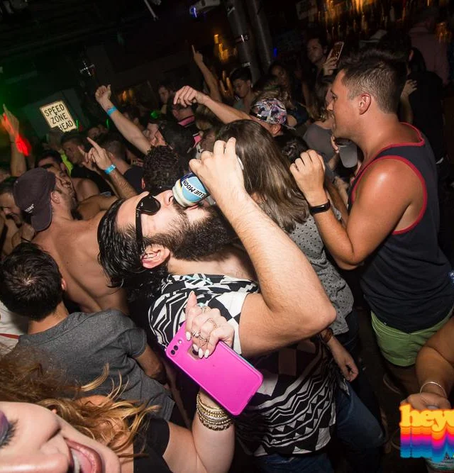 Heyday 80s Dance Party! At the The Basement - EAV! Kimber is the DJ. 1st Saturday of Every Month! Tag your friends! Photo by Oh Snap Kid.