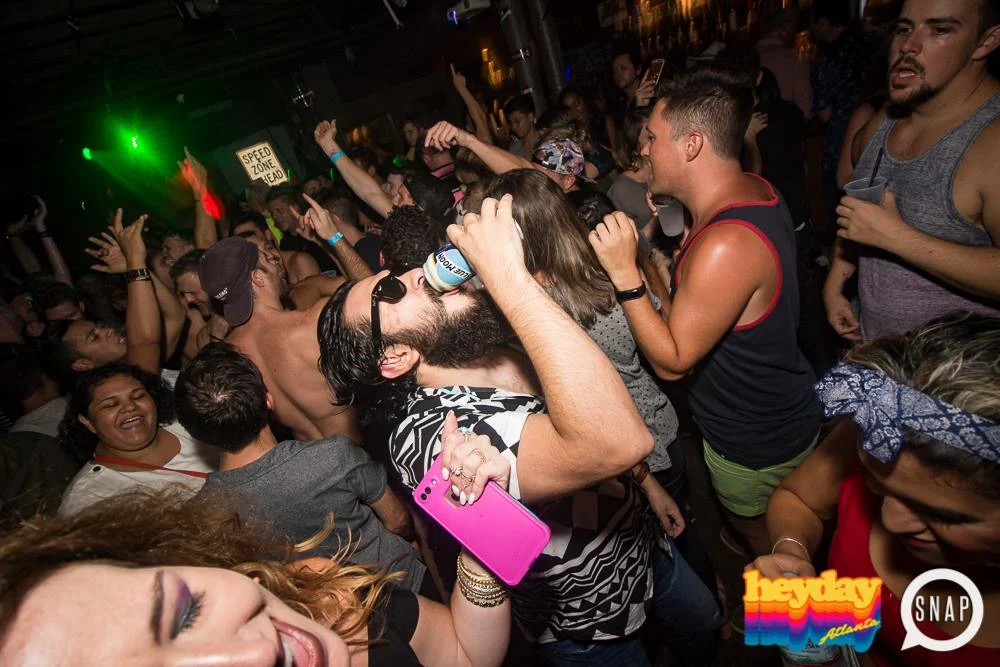 Heyday 80s Dance Party! At the The Basement - EAV! Kimber is the DJ. 1st Saturday of Every Month! Tag your friends! Photo by Oh Snap Kid.