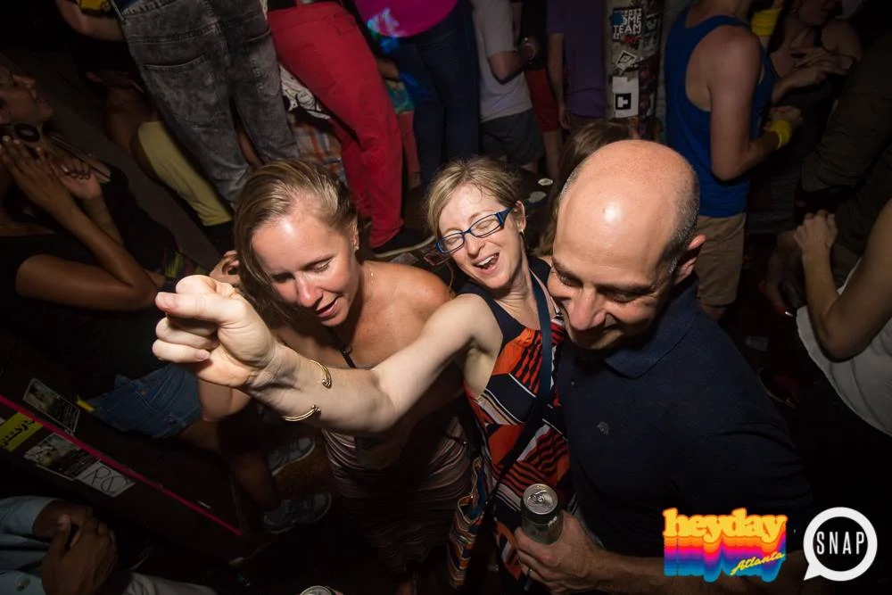 Heyday 80s Dance Party! At the The Basement - EAV! Kimber is the DJ. 1st Saturday of Every Month! Tag your friends! Photo by Oh Snap Kid.
