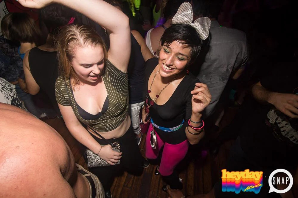 Heyday 80s Dance Party! At the The Basement - EAV! Kimber is the DJ. 1st Saturday of Every Month! Tag your friends! Photo by Oh Snap Kid.