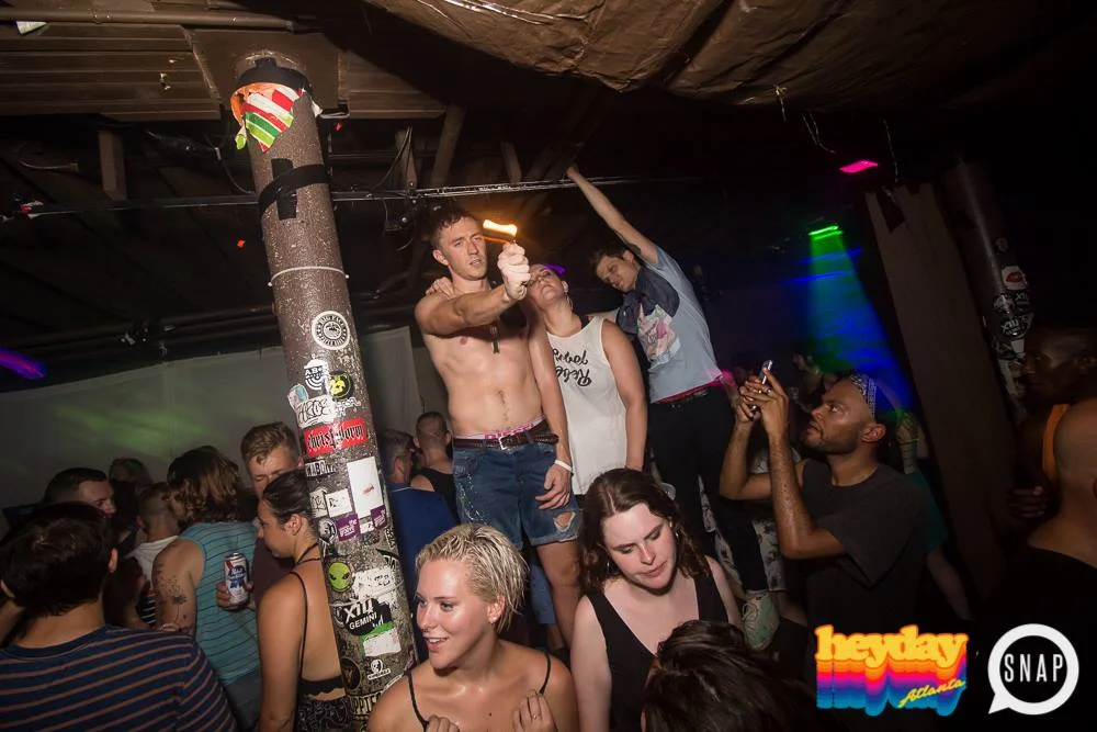 Heyday 80s Dance Party! At the The Basement - EAV! Kimber is the DJ. 1st Saturday of Every Month! Tag your friends! Photo by Oh Snap Kid.