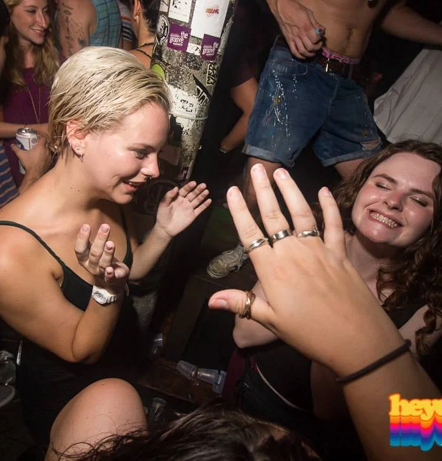 Heyday 80s Dance Party! At the The Basement - EAV! Kimber is the DJ. 1st Saturday of Every Month! Tag your friends! Photo by Oh Snap Kid.