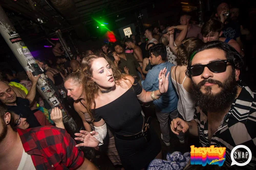 Heyday 80s Dance Party! At the The Basement - EAV! Kimber is the DJ. 1st Saturday of Every Month! Tag your friends! Photo by Oh Snap Kid.